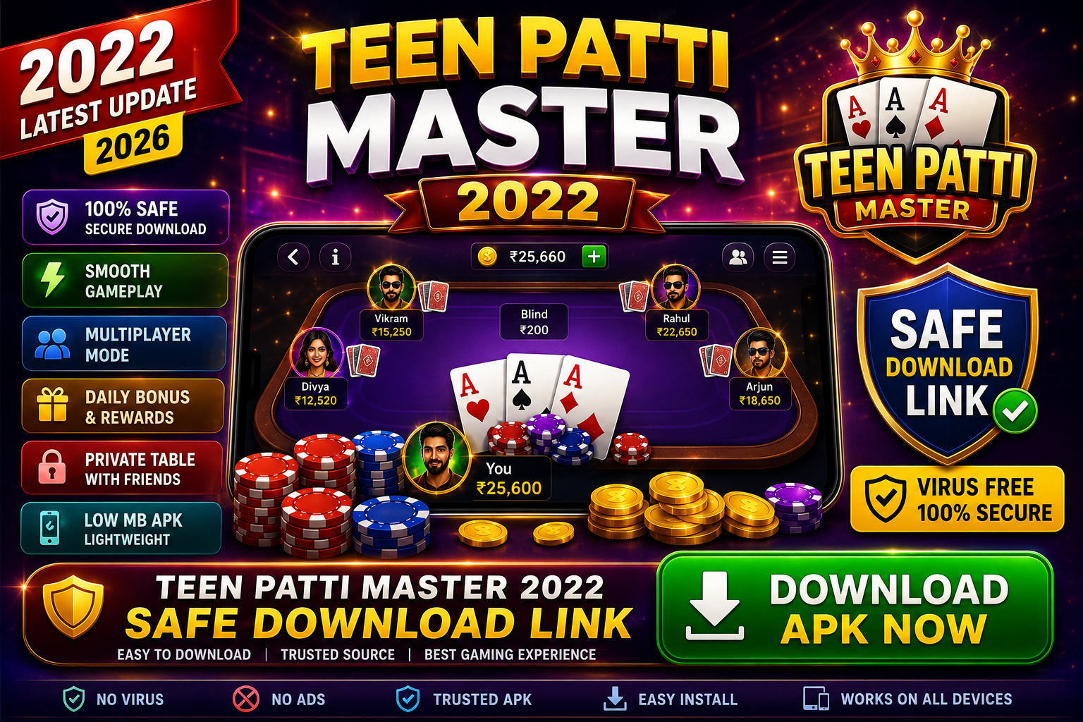Teen Patti Master 2022 Safe Download Link